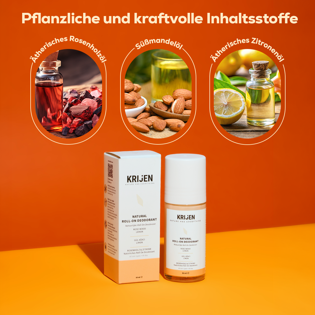 Rosenholz & Zitrone Roll-On Deodorant 50 ml