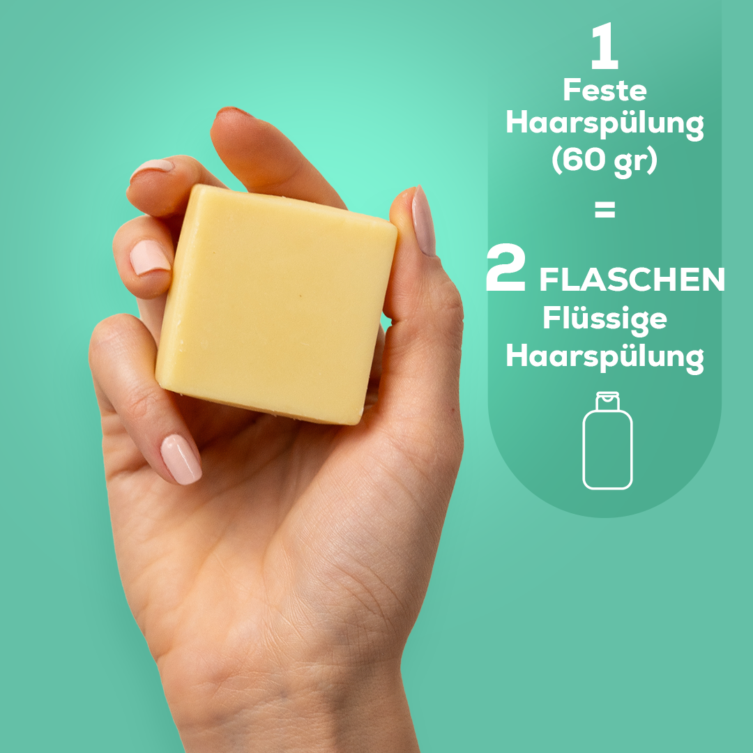 Fester Haar-Conditioner mit Ginseng und Rosmarin 60 g