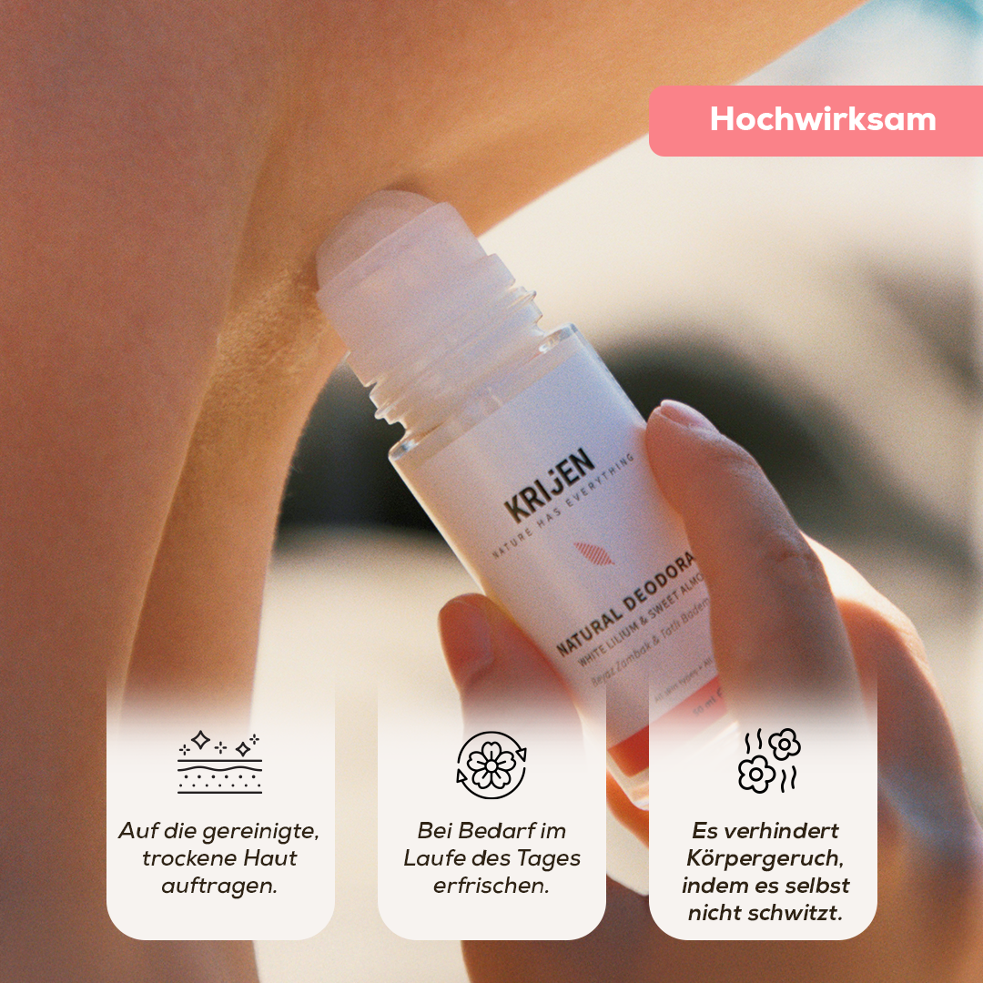 Weiße Lilie & Süße Mandel Roll-On-Deodorant 50 ml