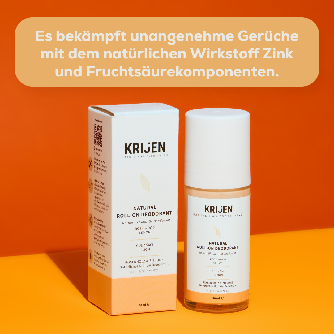 Rosenholz & Zitrone Roll-On Deodorant 50 ml