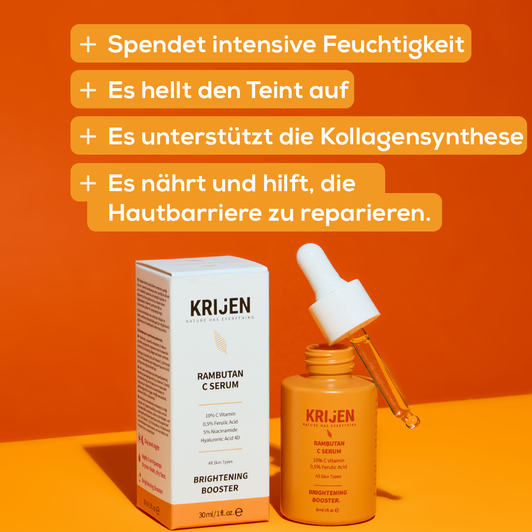 Revitalisierendes Serum mit Rambutan, Vitamin C und Ferulasäure