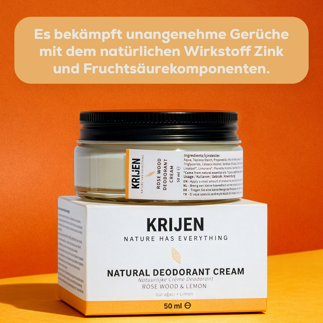 Rosenholz & Zitrone Creme-Deodorant 50 ml