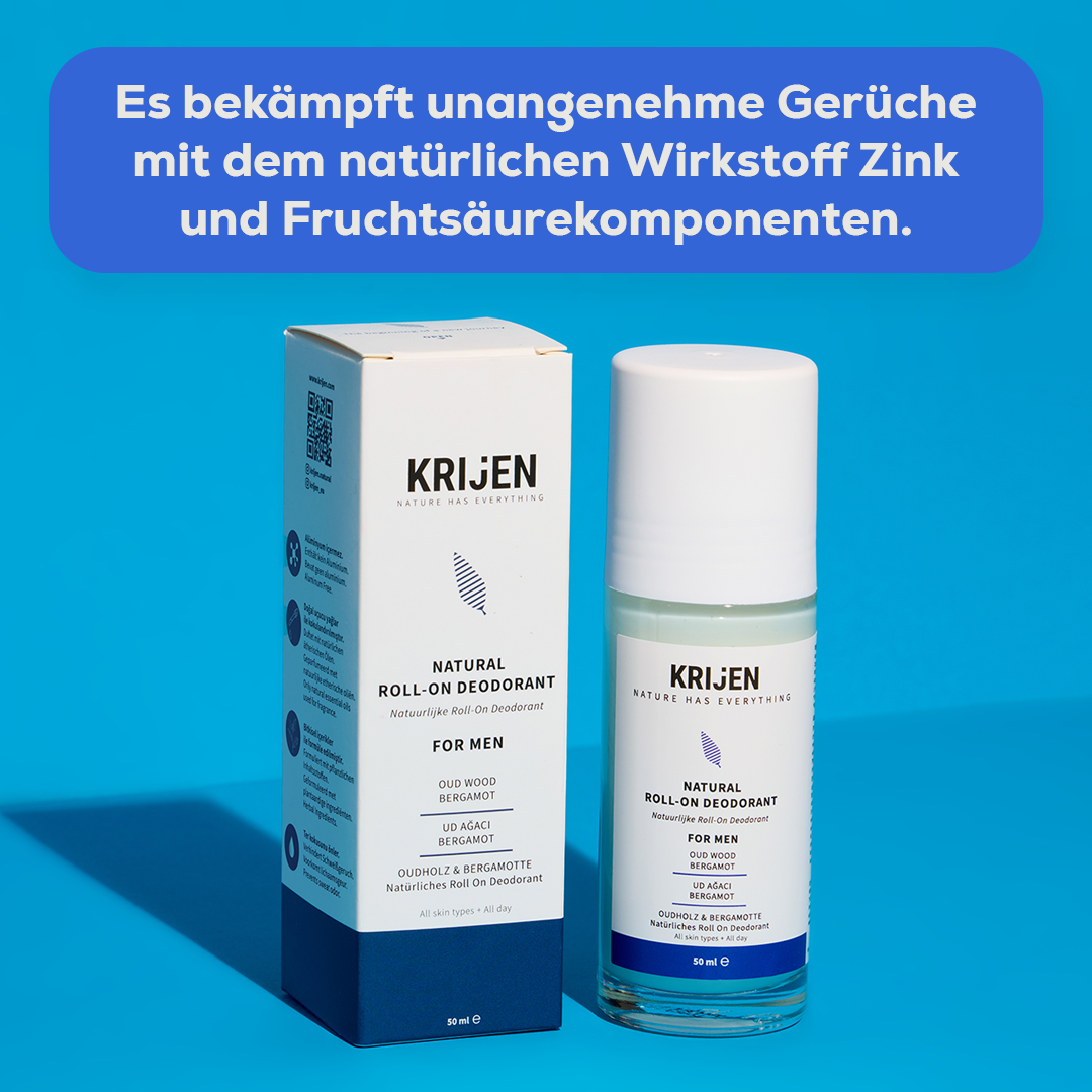 Oud Wood & Bergamotte Herren Roll-On Deodorant 50 ml