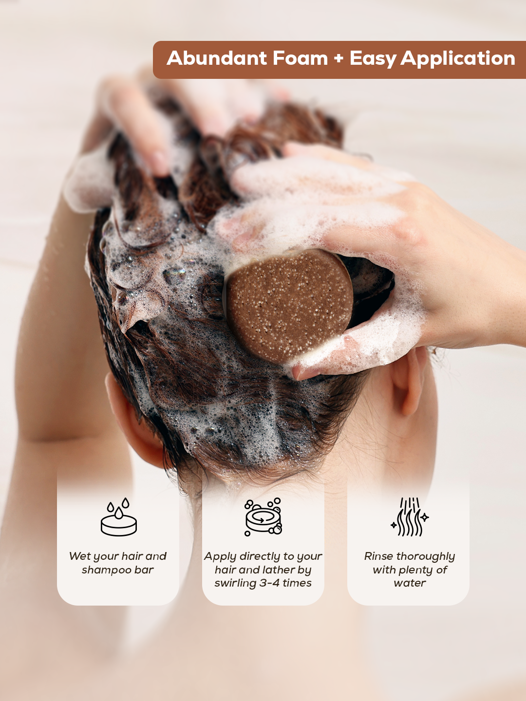 Festes Shampoo mit Meersalz und Eukalyptus 100 g – mit natürlichem Kürbis-Luffa
