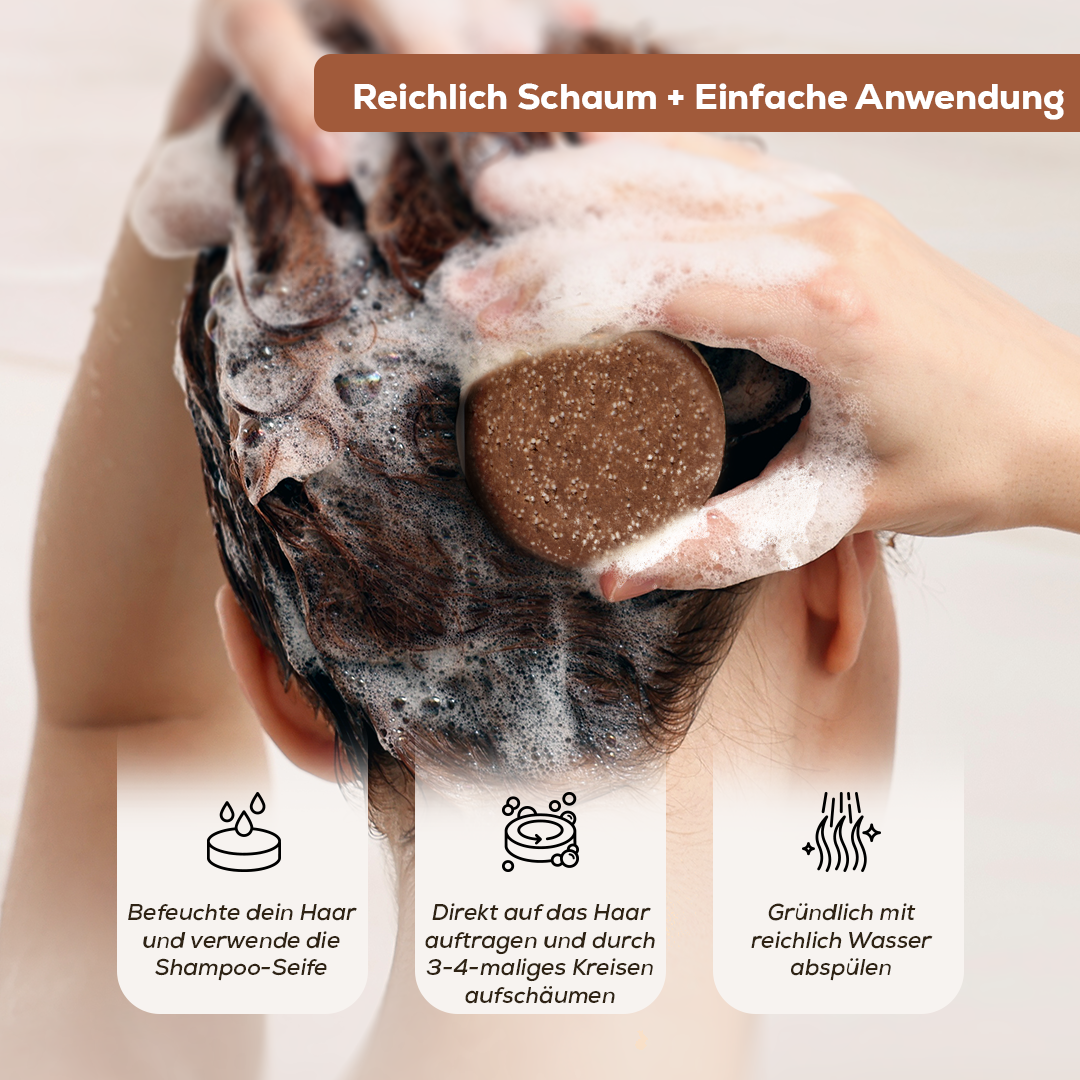 Festes Shampoo Terebinthe & Kakao 100 g – mit natürlichem Luffa