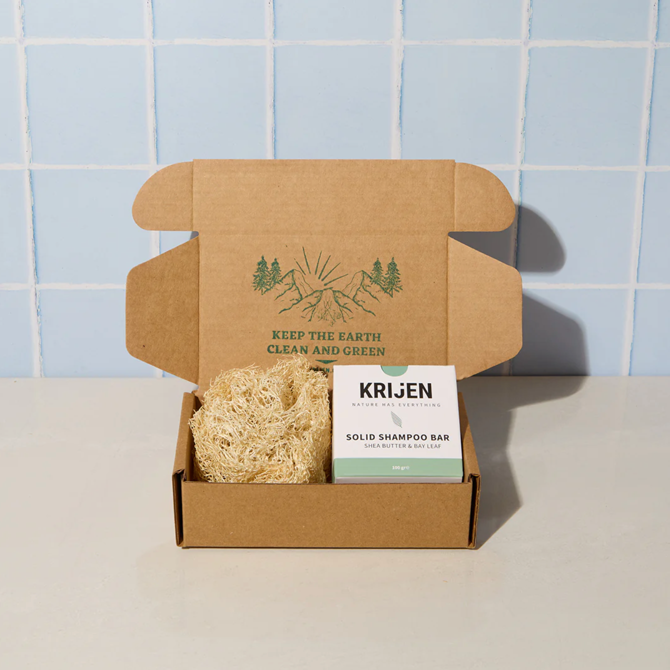 Sheaboter & Laurierblad Shampoo Bar 100 Gr