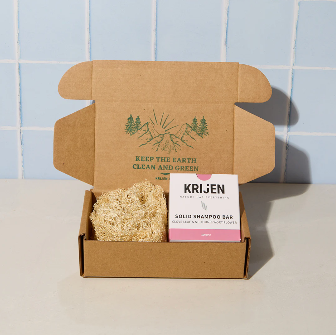 Festes Shampoo mit Nelkenblättern und Johanniskrautblüte, 100 Gr.