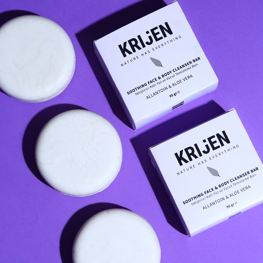 Feuchtigkeitsspendender Reinigungsriegel für Gesicht und Körper mit Allantoin und Aloe Vera (95 g)