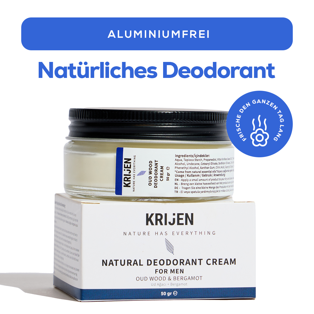 Oud Wood & Bergamot Men's Cream Deodorant 50 Gr
