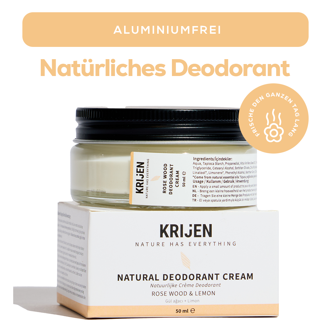 Rosenholz &amp; Zitrone Creme Deodorant 50 ml 