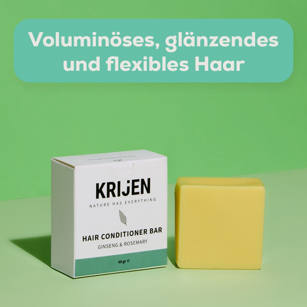 Fester Haar-Conditioner mit Ginseng und Rosmarin 60 g