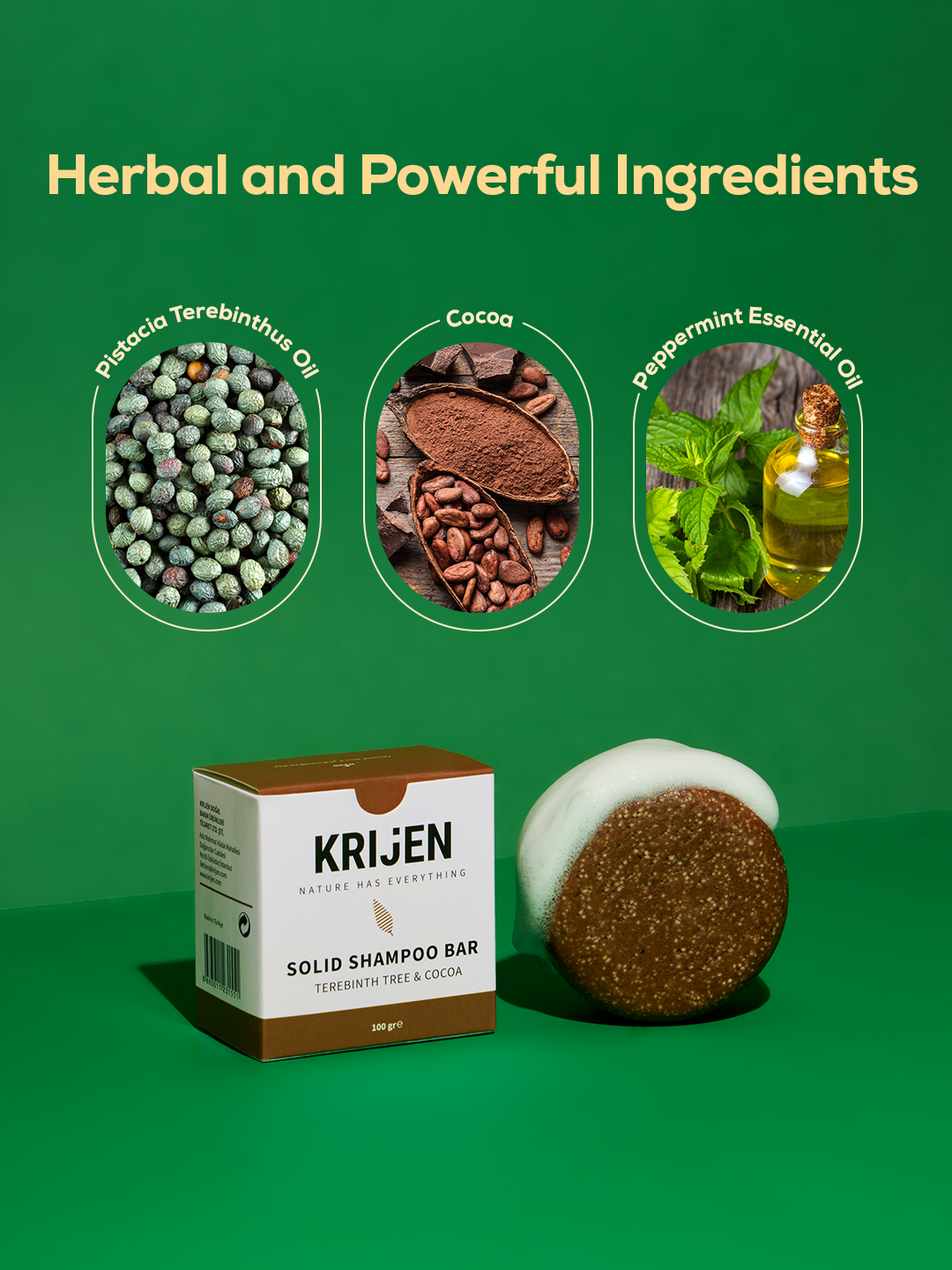 FESTES SHAMPOO TERPENTIN-PISTAZIE & KAKAO, 100 GRAMM