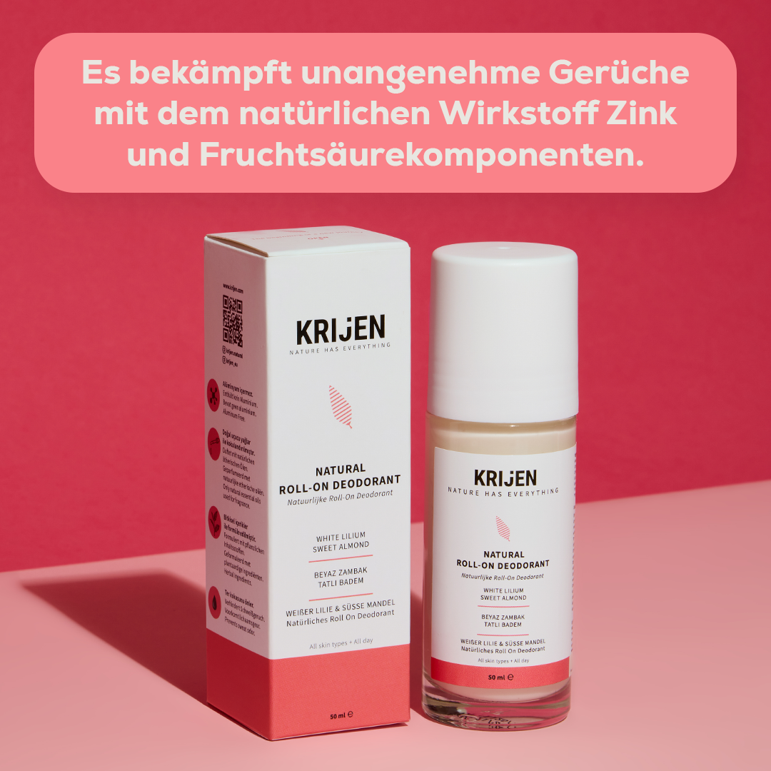 Weiße Lilie & Süße Mandel Roll-On-Deodorant 50 ml