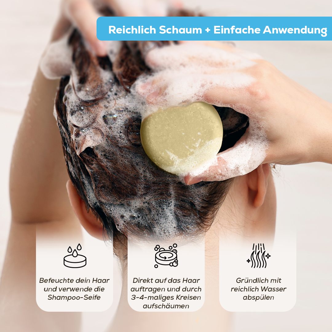 Festes Shampoo mit Meersalz und Eukalyptus 50 g – Probiergröße