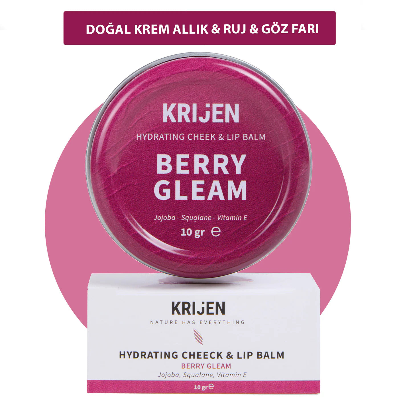 Berry Gleam Tinted Lip & Cheek Balm