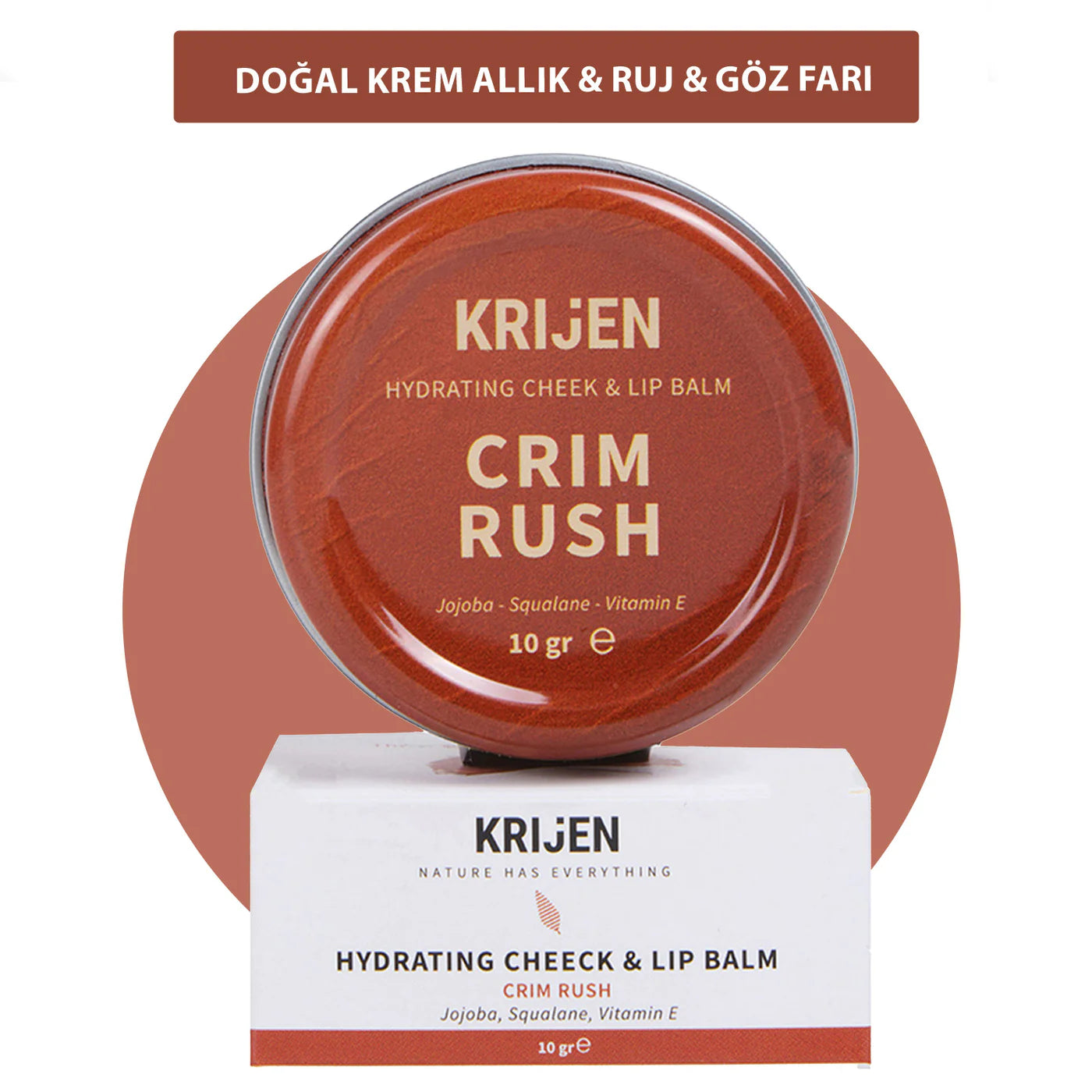 Crim Rush Tinted Lip & Cheek Balm