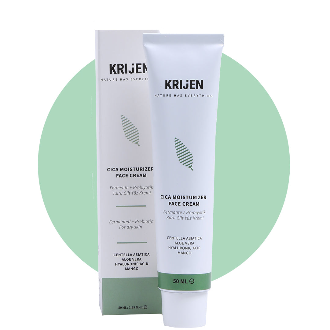 CICA + Aloe Vera | Fermentierte/präbiotische Gesichtscreme für trockene Haut 50 Gr 